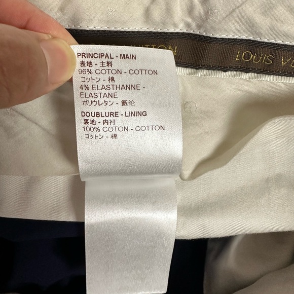 Louis Vuitton Mens Flat Front Pants mens pants Size 44 - Picture 7 of 14